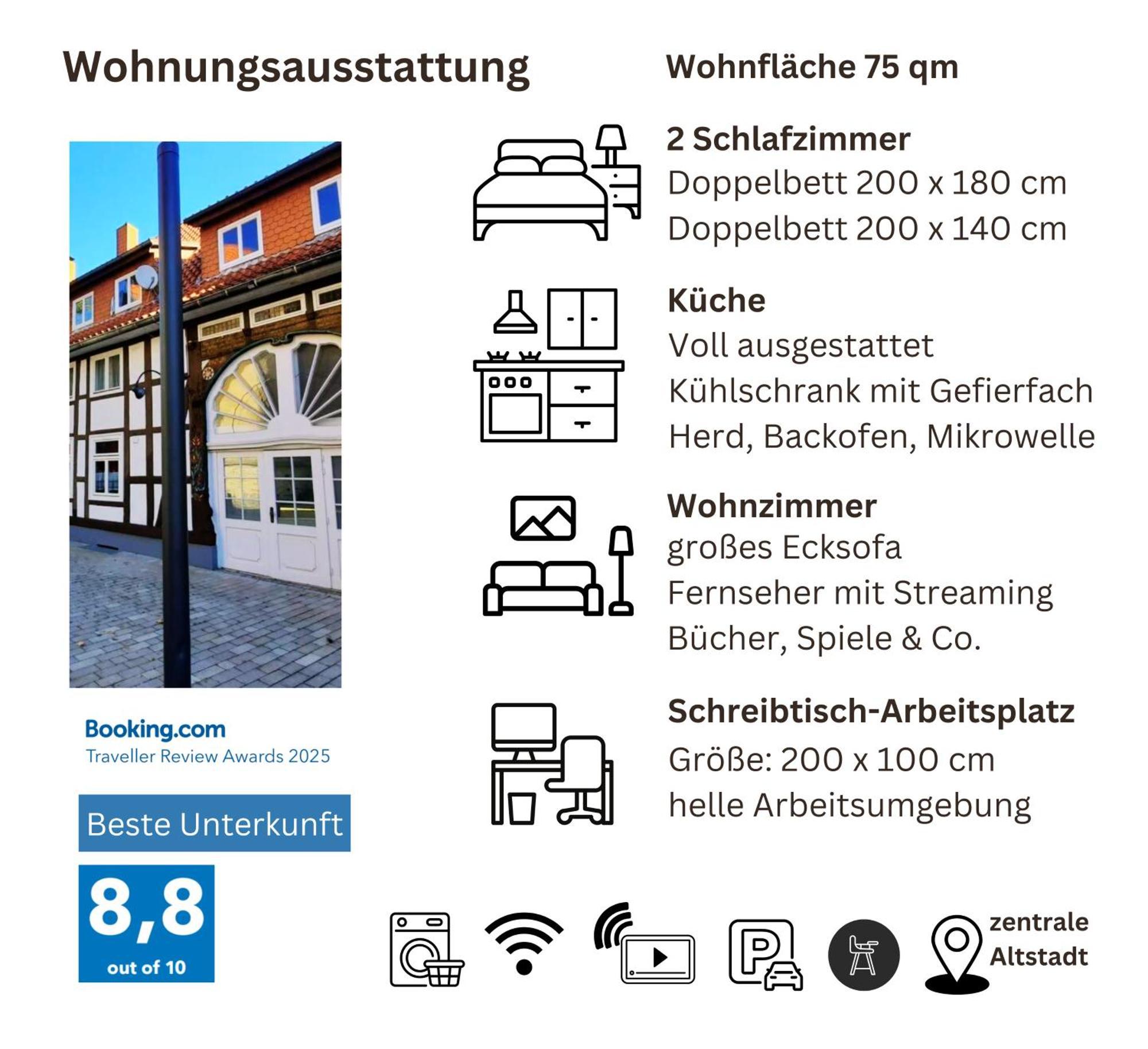 'Bright 1' Innenstadtlage, Ruhige, Schoene, Helle 3Zkb Wlan Herford Exterior photo